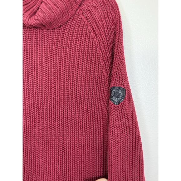 Alp-N-Rock Simone Fisherman Sweater Cable Knit Turtleneck Cabincore Lodge XL - Picture 7 of 11